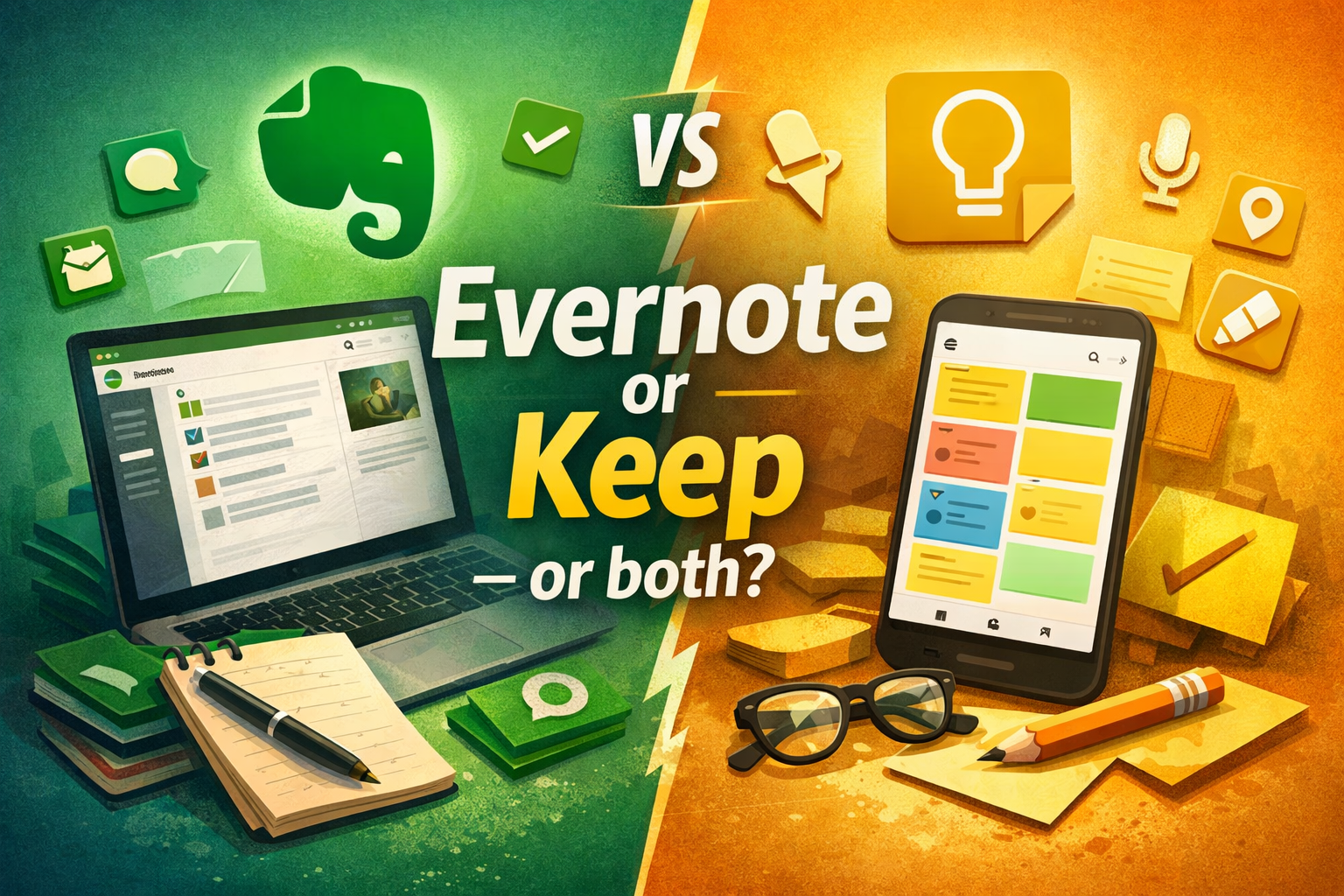 Evernote or Keep – or both?